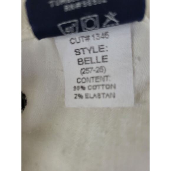 Principle Denim Mini Skirt 30 Womens White Raw Hem Boho Pockets Festival Bottom - Picture 6 of 6